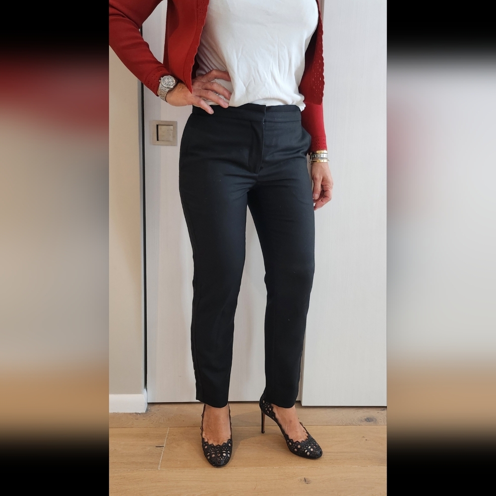 SANDRO BLACK PANTS SIZE 38